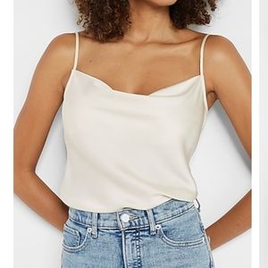 Express Satin Cowl Neck Cami
